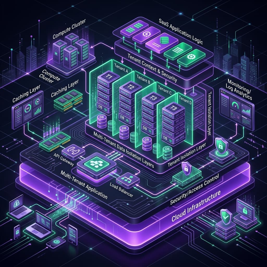 Desain Arsitektur Multi-Tenant untuk Aplikasi SaaS Scalable